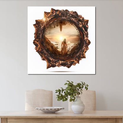 Surreal Time Canvas Wall Art