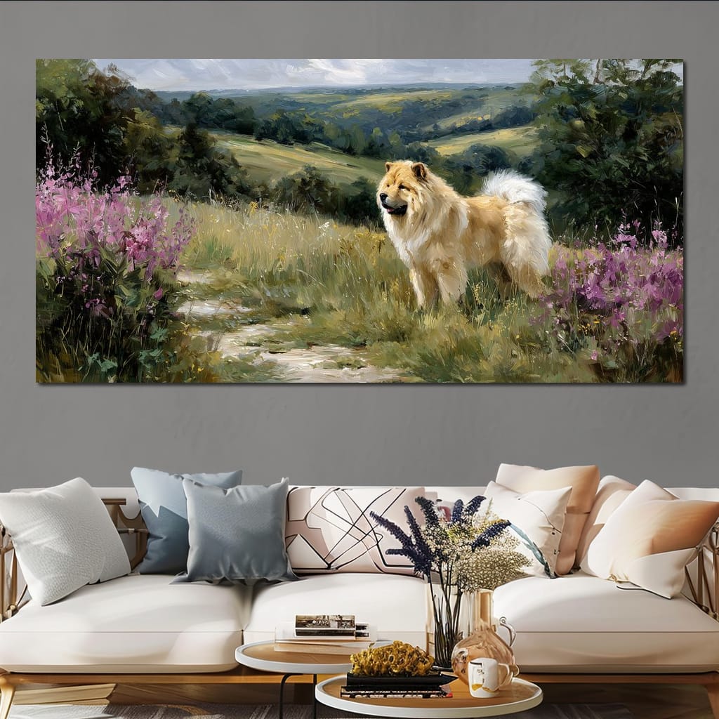 Chow Meadow Trail Summer Light Canvas Wall Art