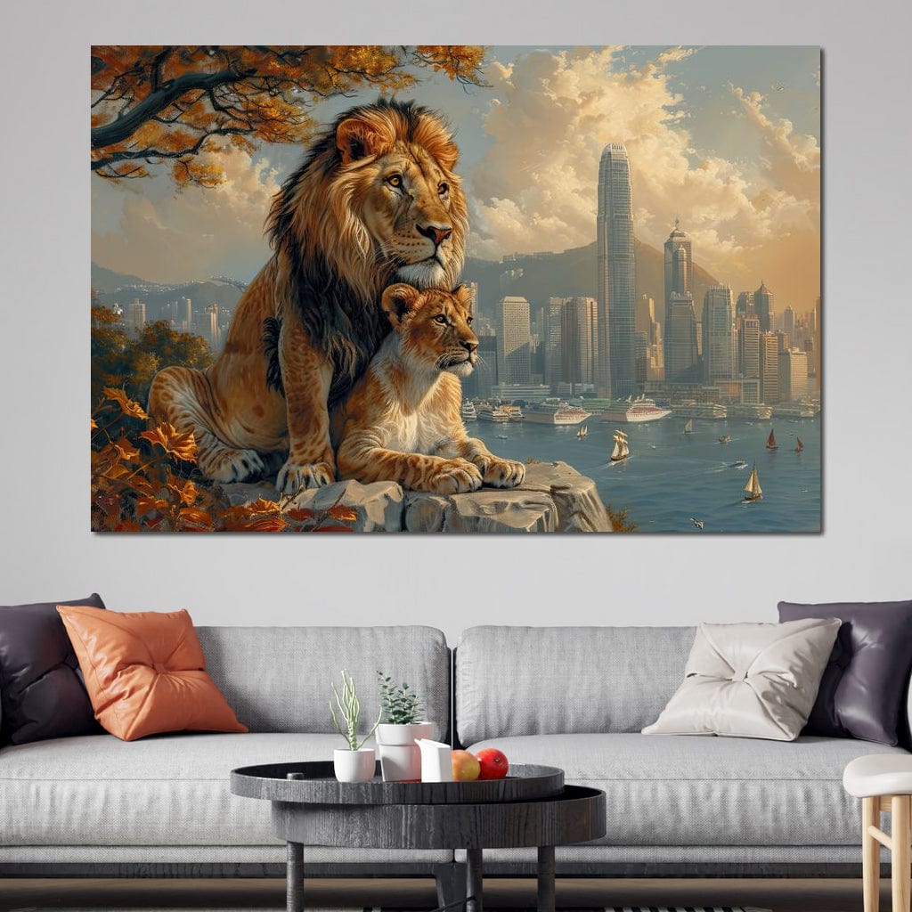 Urban Jungle Sovereigns Canvas Wall Art