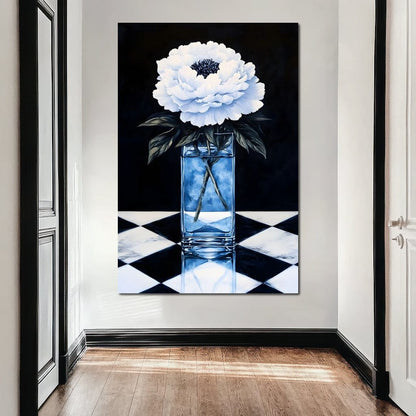 Dream Petals in Glass Enclave Canvas Wall Art