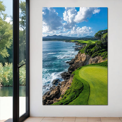 Coastal Greens Harmony Canvas Wall Art