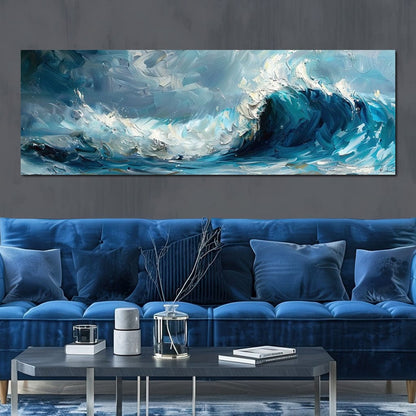 Oceanic Serenade Dance Canvas Wall Art