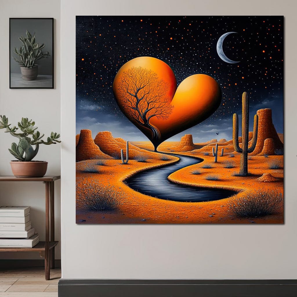 Heart of the Desert Canvas Wall Art
