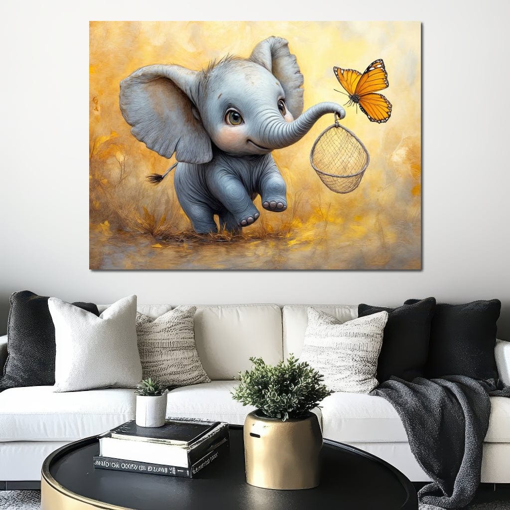 Innocence on a Golden Breeze Canvas Wall Art