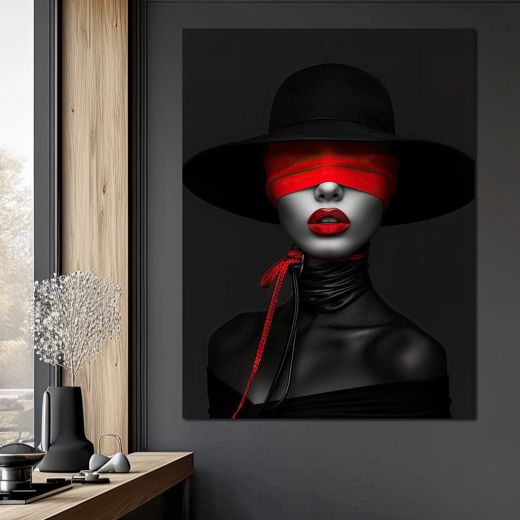 Scarlet Obscura Canvas Wall Art