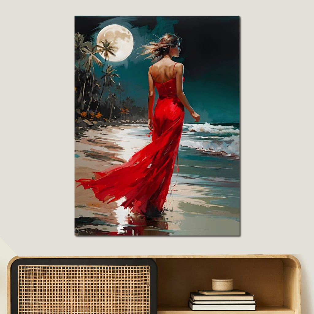 Female Portrait 062 Canvas Wall Art