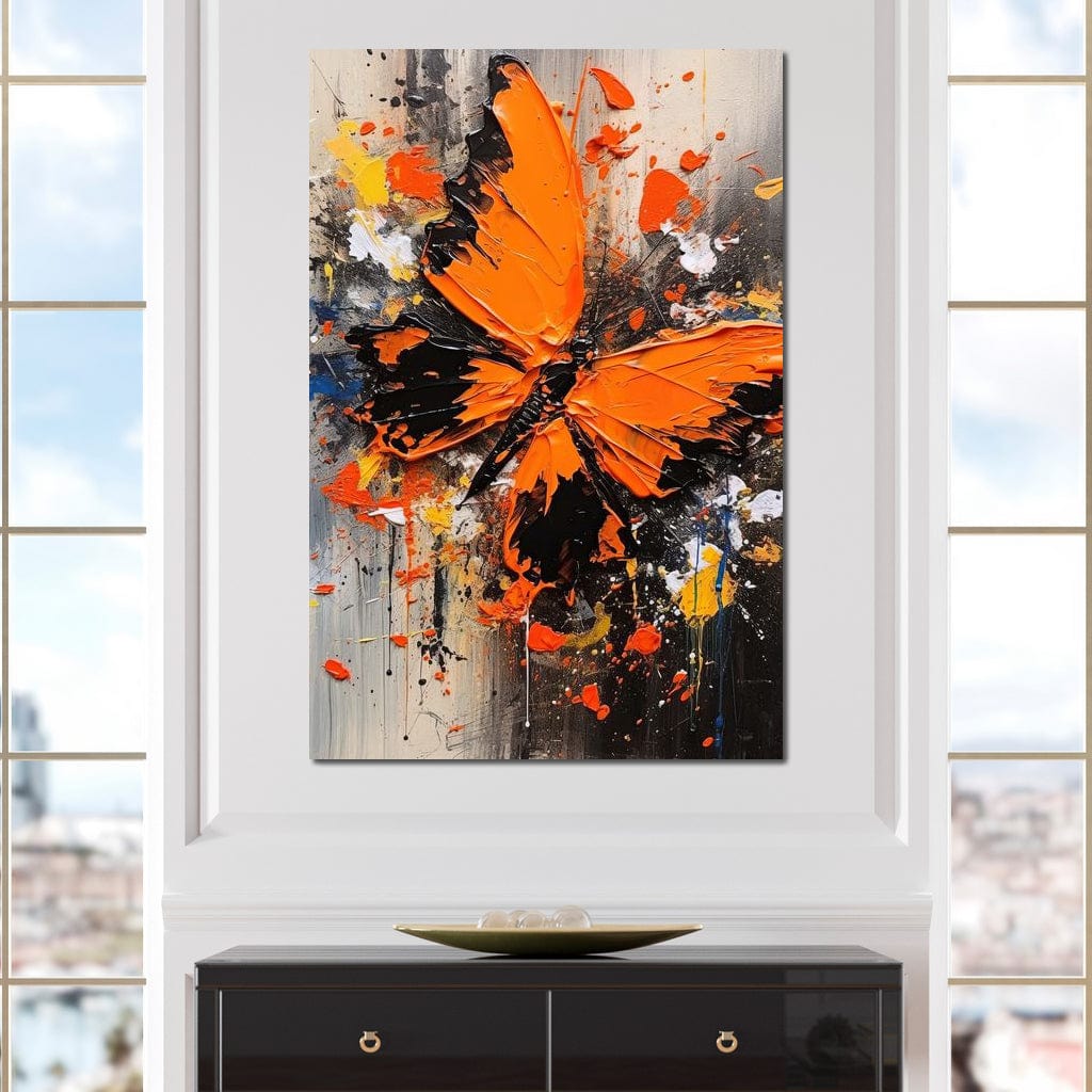 Radiant Lepidoptera Canvas Wall Art