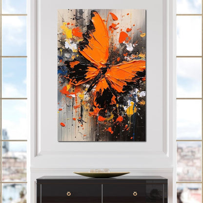 Radiant Lepidoptera Canvas Wall Art