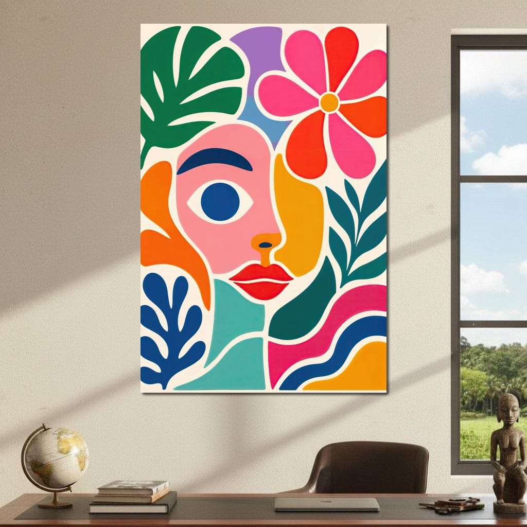 The One Eyed Garden Parade Canvas Wall Art