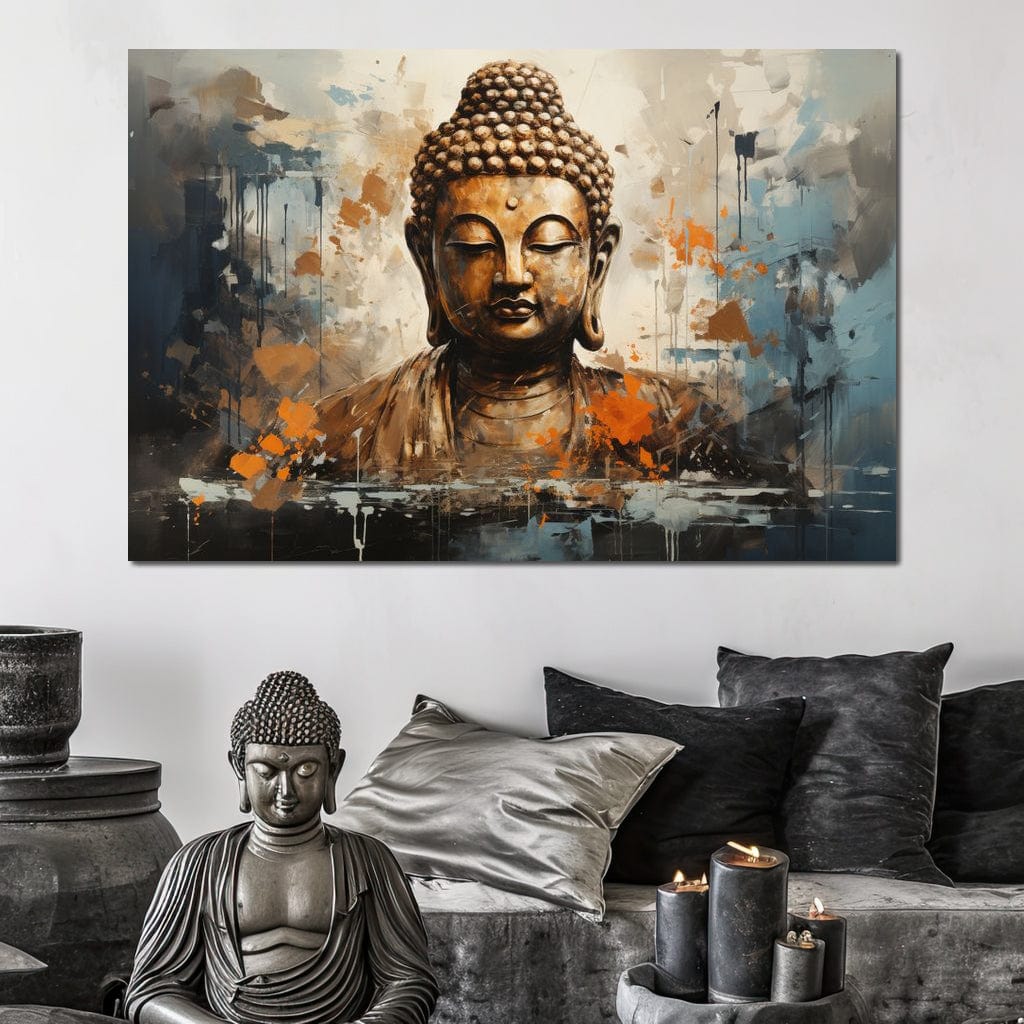 Buddha's Grace Canvas Wall Art