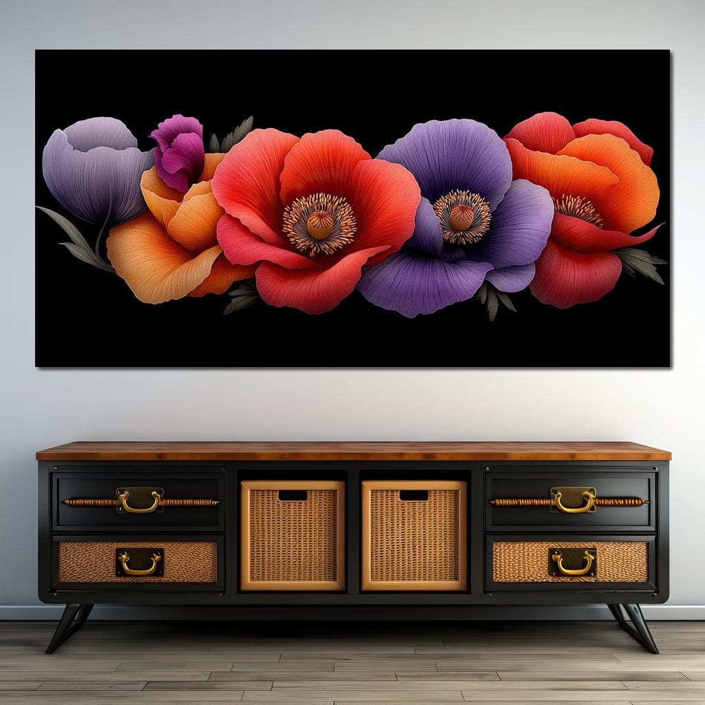 Blooming Florals Canvas Wall Art