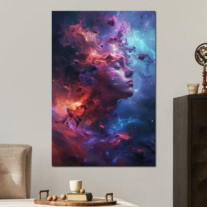 Ethereal Dreamspace Voyage Canvas Wall Art