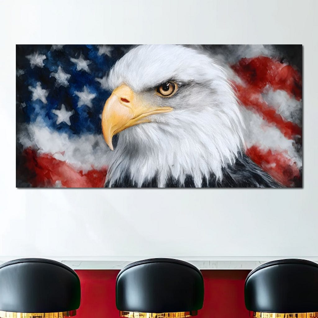 Majestic Eagle Essence Canvas Wall Art