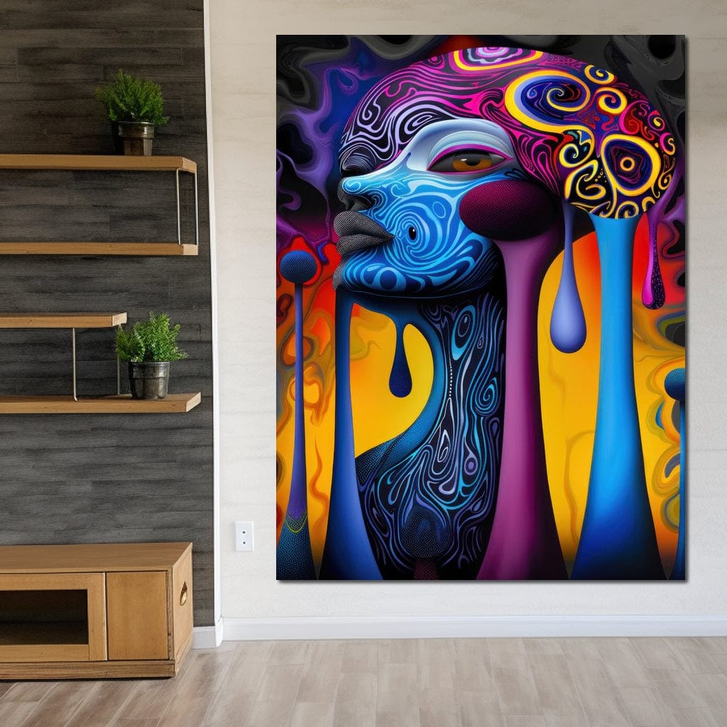 The Drippy Diva Canvas Wall Art