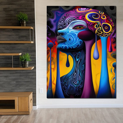 The Drippy Diva Canvas Wall Art