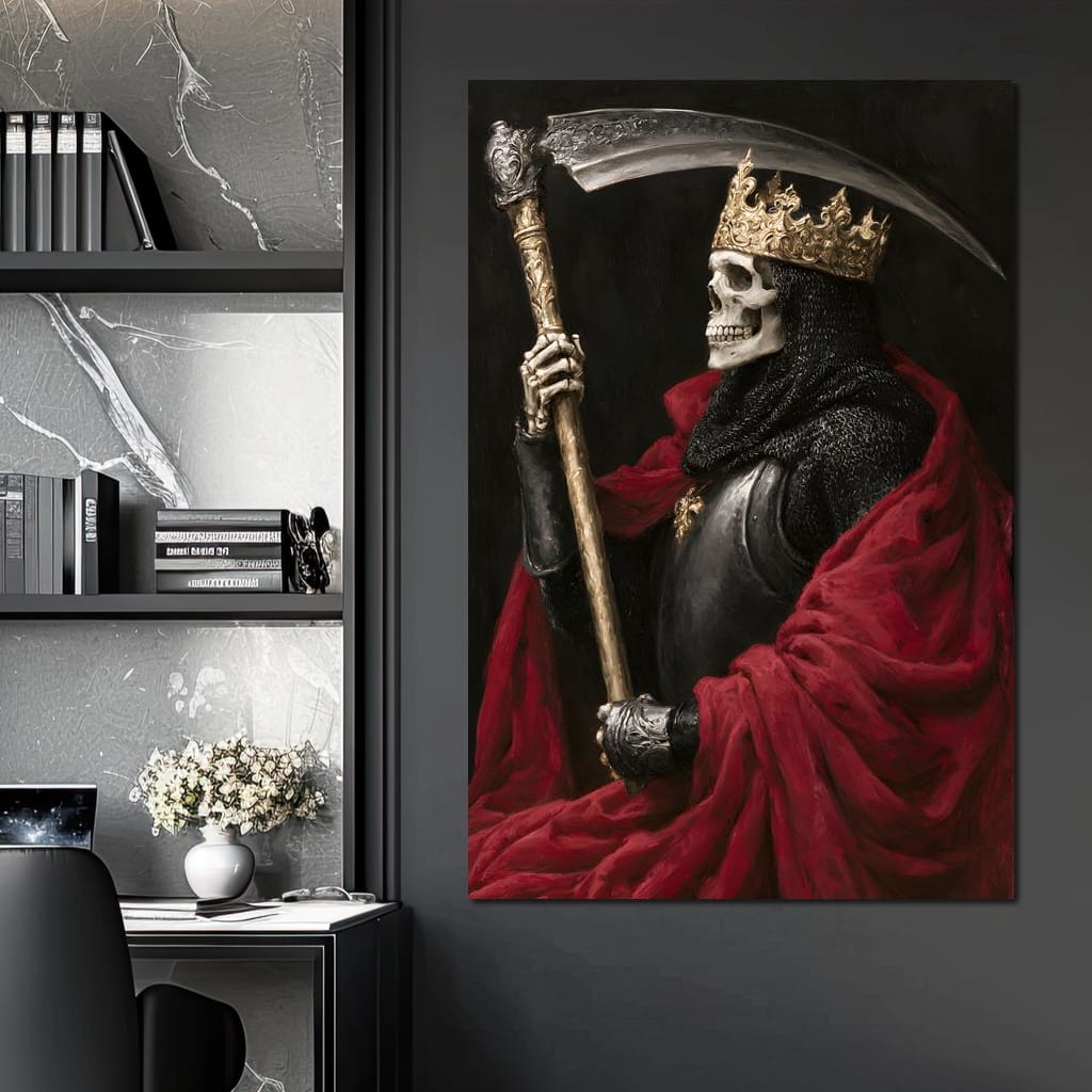 Sovereign Of The Final Harvest Canvas Wall Art
