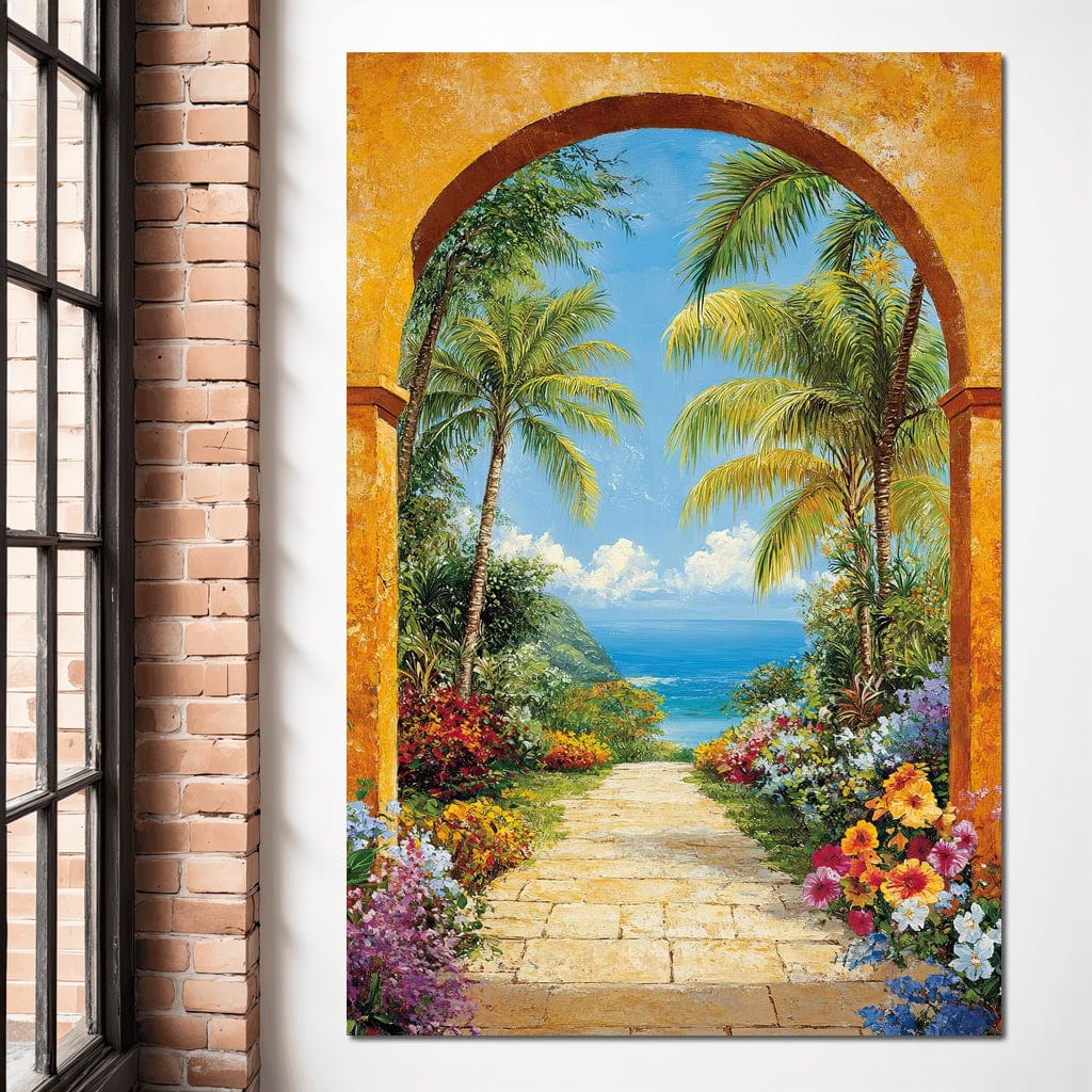 Tropical Vacation Canvas Wall Art