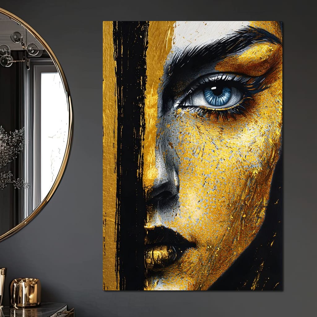 Gilded Truth Of The Soul Canvas Wall Art