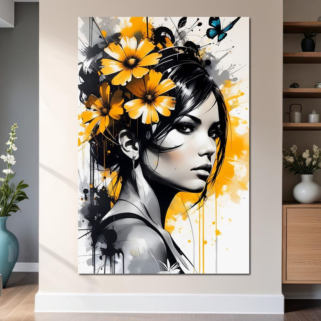 Female Portrait 262 Canvas Wall Art
