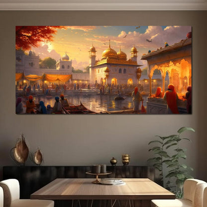Sikh Temple Canvas Wall Art