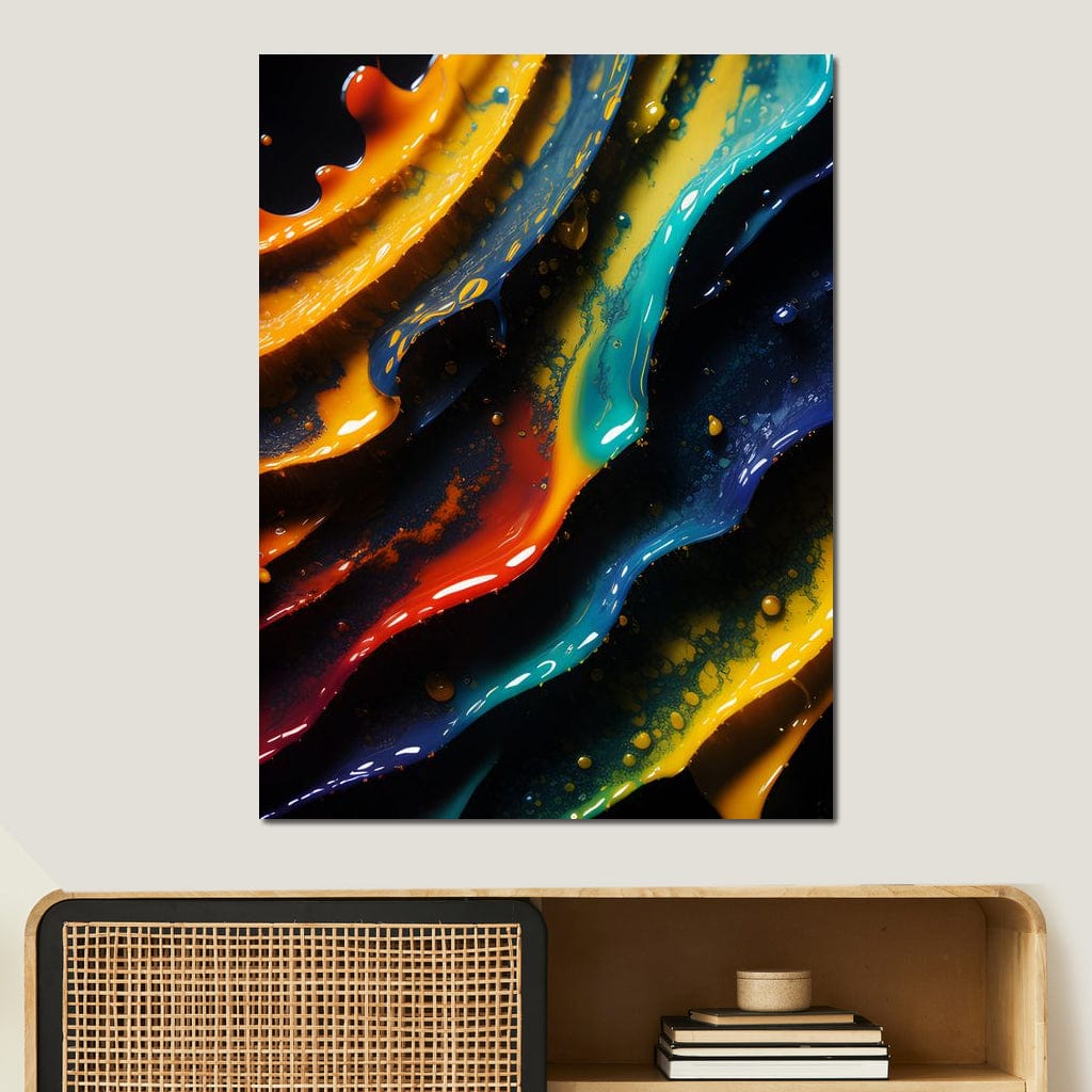 Colorful Contemporary Art 0080 Canvas Wall Art