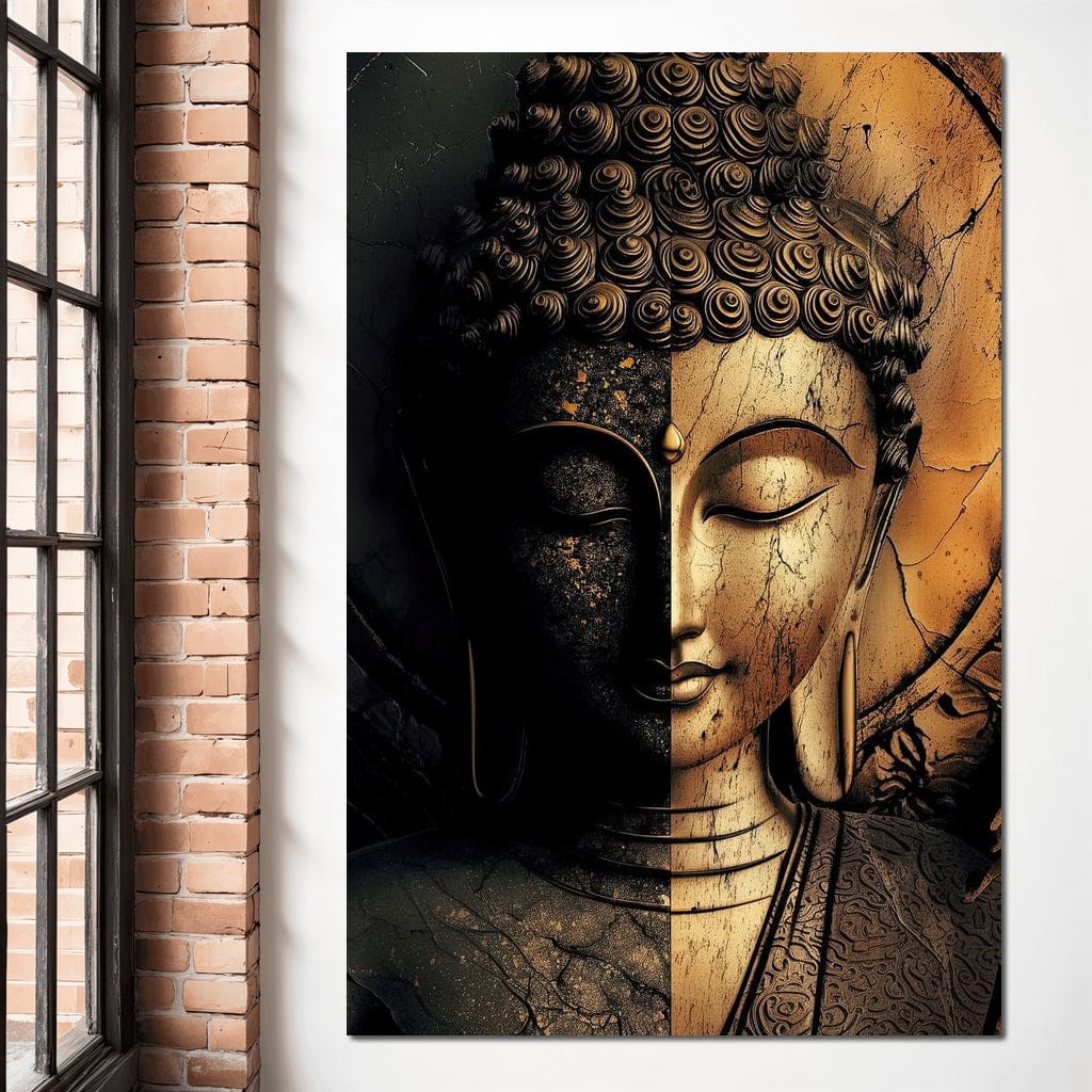 Harmony of Light and Shadow Canvas Wall Art