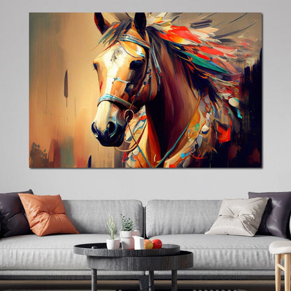 Cherokee Horse 2 Canvas Wall Art