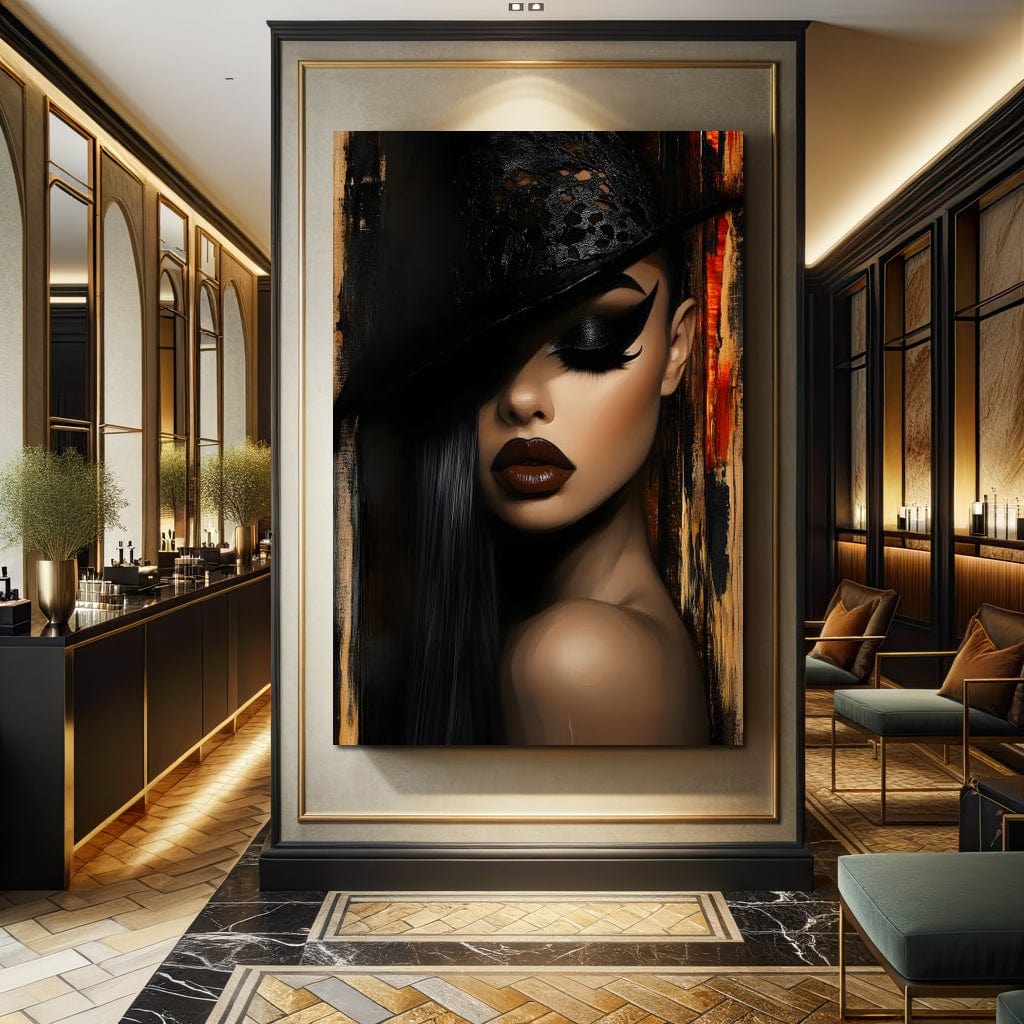 Mystery Elegance Enigma Canvas Wall Art