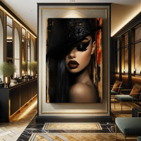 Mystery Elegance Enigma Canvas Wall Art