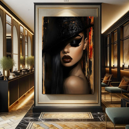 Mystery Elegance Enigma Canvas Wall Art