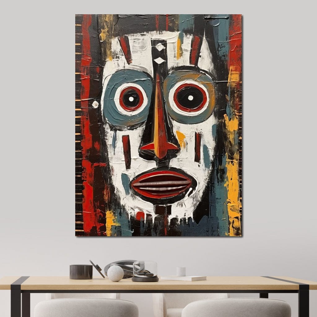 Tribal Mask 15 Canvas Wall Art
