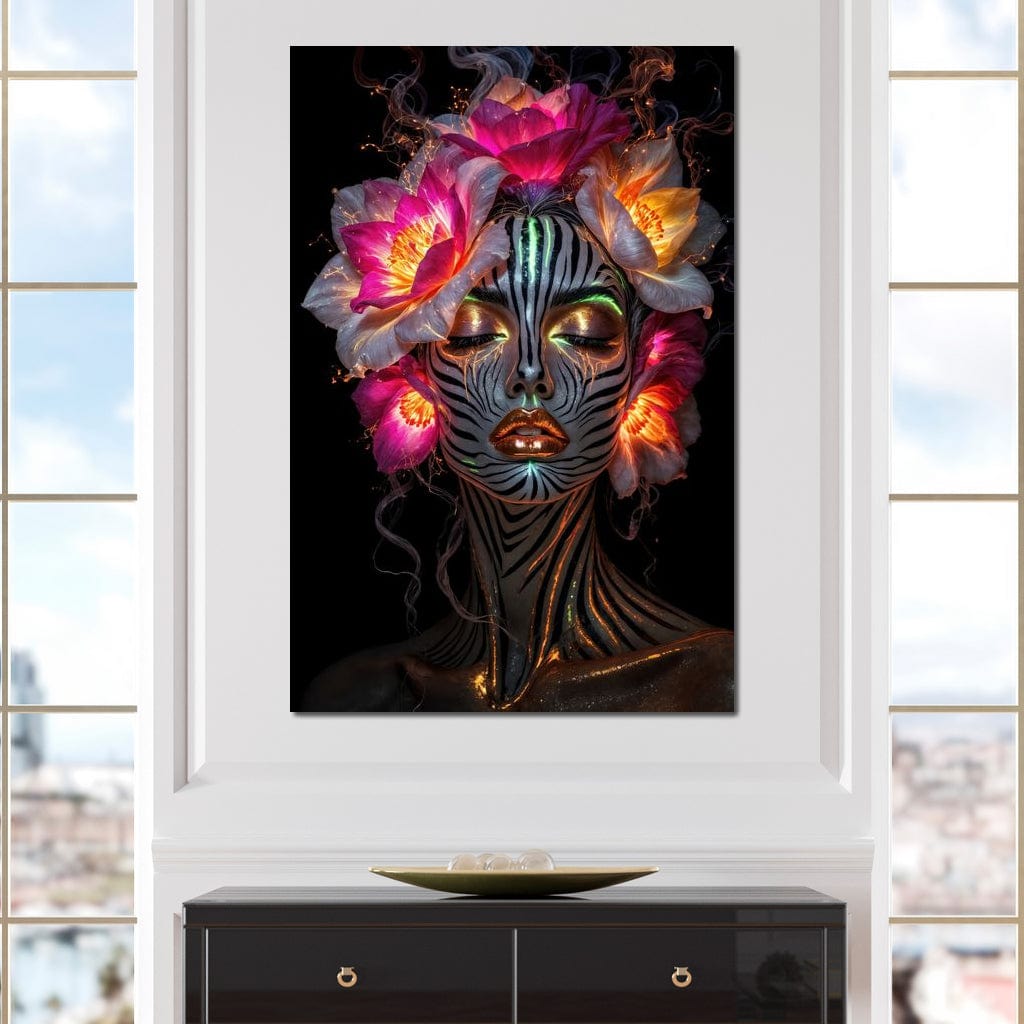 The Blooming Shaman Canvas Wall Art