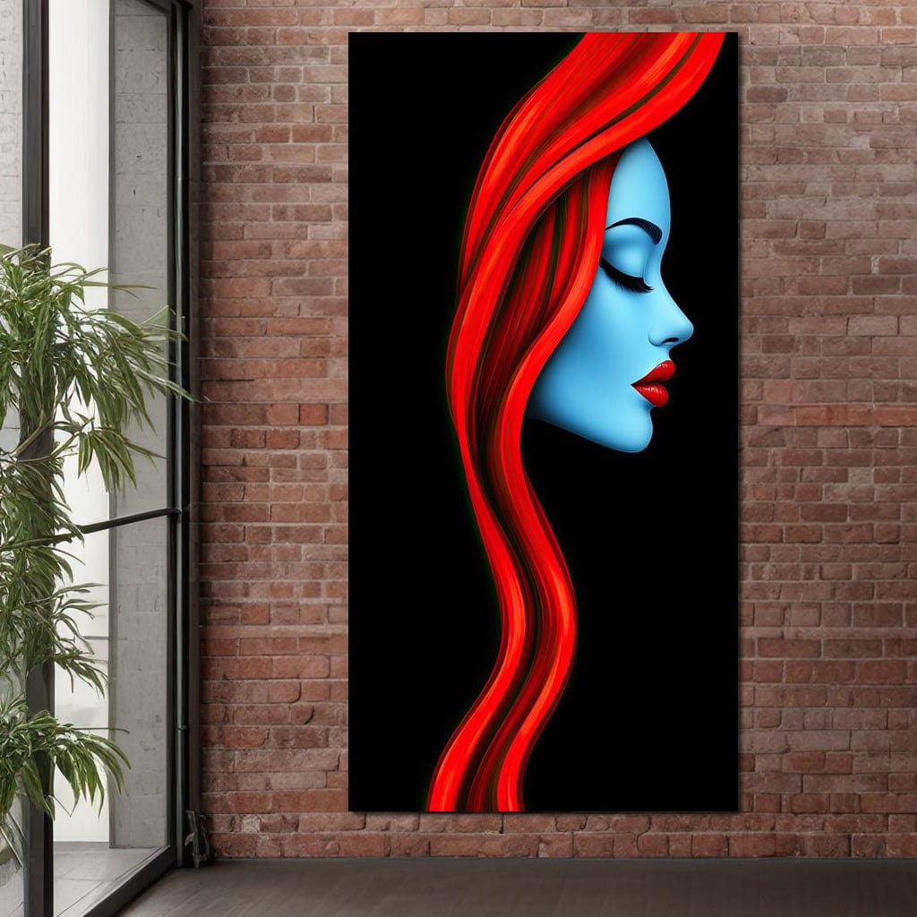 Blueblood Siren Canvas Wall Art