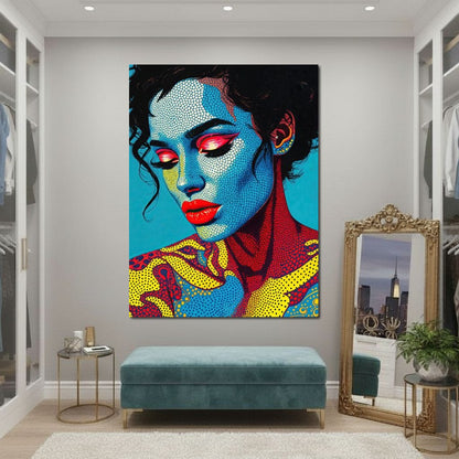 Abstract Seduction Canvas Wall Art