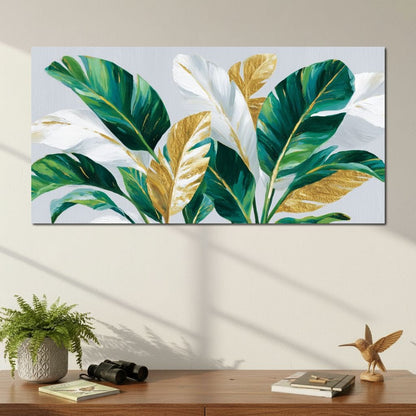 Gold Leaf Botanical Palmdream Canvas Wall Art
