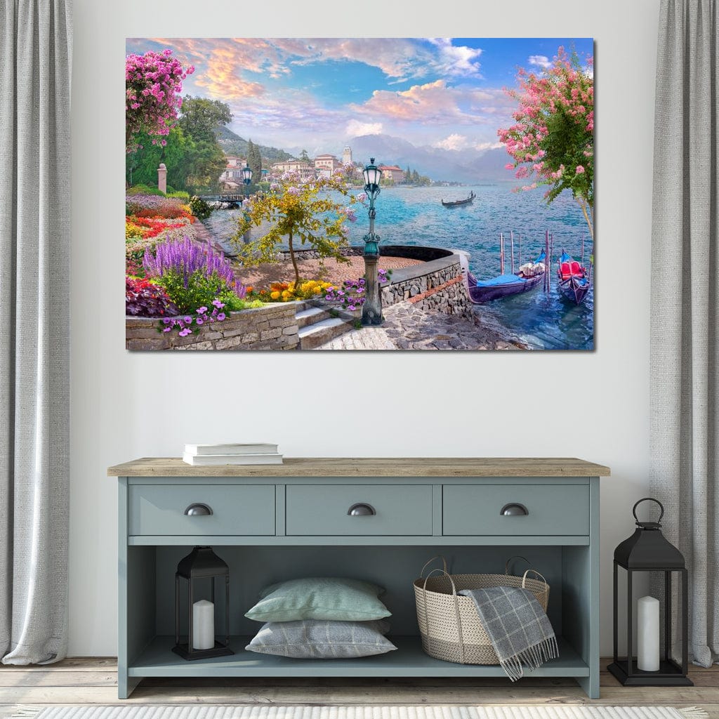 Garden Pier Canvas Wall Art