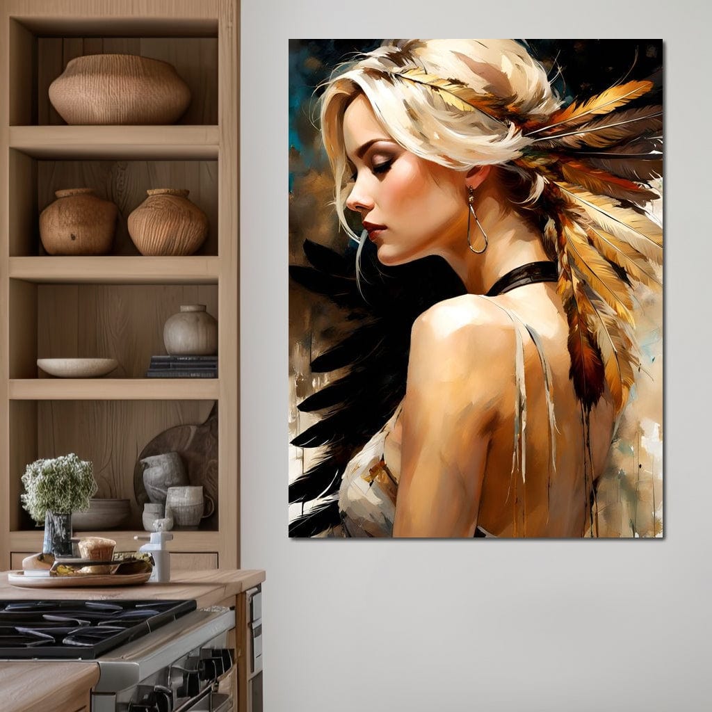 Female Portrait 0024 Canvas Wall Art