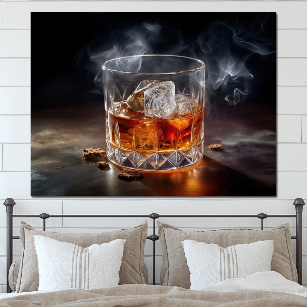 Infused Whiskey with Liquid Magic Canvas Wall Art