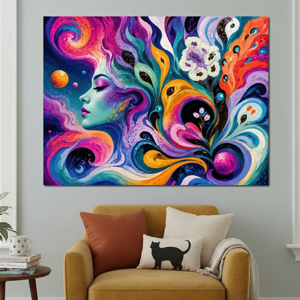 Cosmic Daydream Canvas Wall Art
