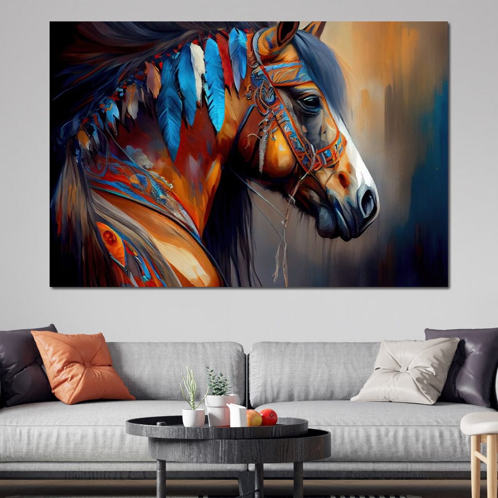 Cherokee Horse 5 Canvas Wall Art