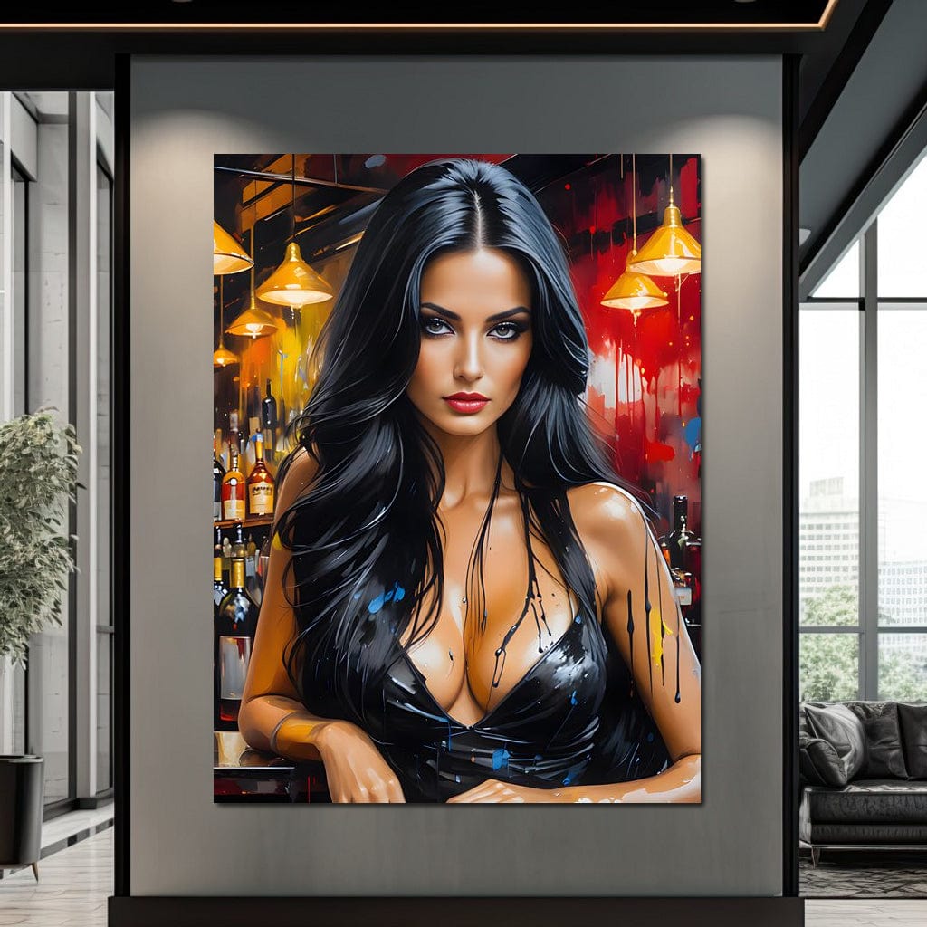 Female Portrait 230 Canvas Wall Art