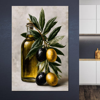 Harvest From The Mediterranean Grove Canvas Wall Art