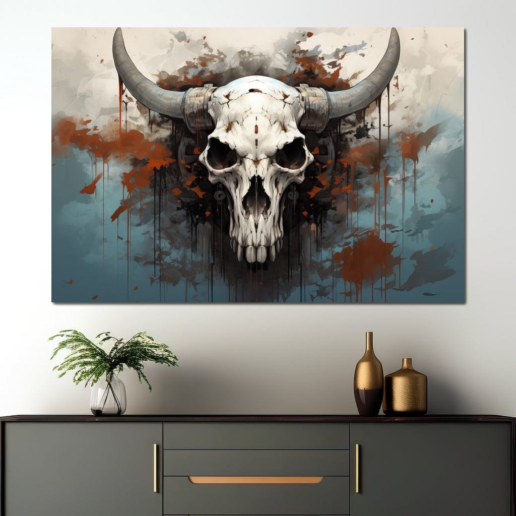Eternal Symmetry of the Buffalo Canvas Wall Art