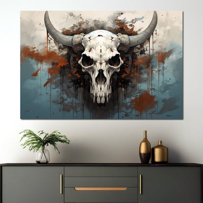 Eternal Symmetry of the Buffalo Canvas Wall Art