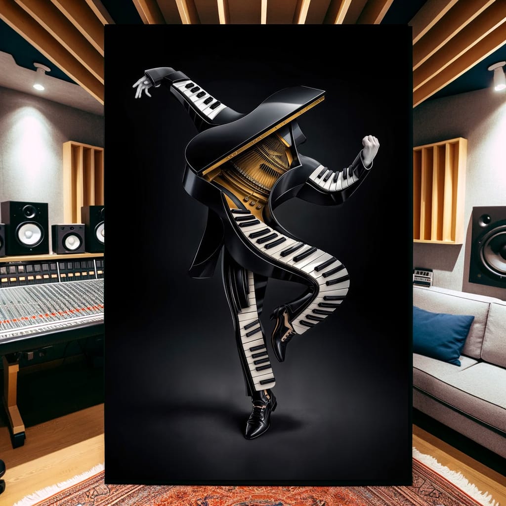 The Composer’s Dream Canvas Wall Art