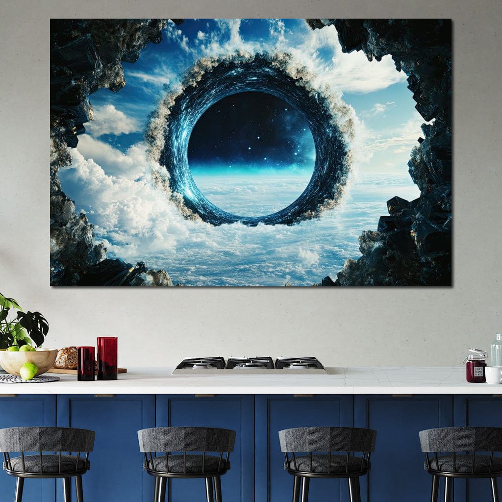 Portal to Celestial Realms Canvas Wall Art
