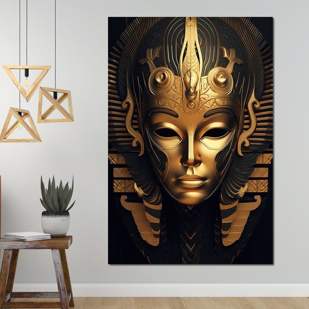 Radiant Ruler of Ancient Egypt Canvas Wall Art