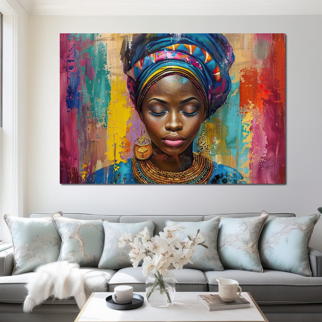 Vibrant Dreams of Africa Canvas Wall Art