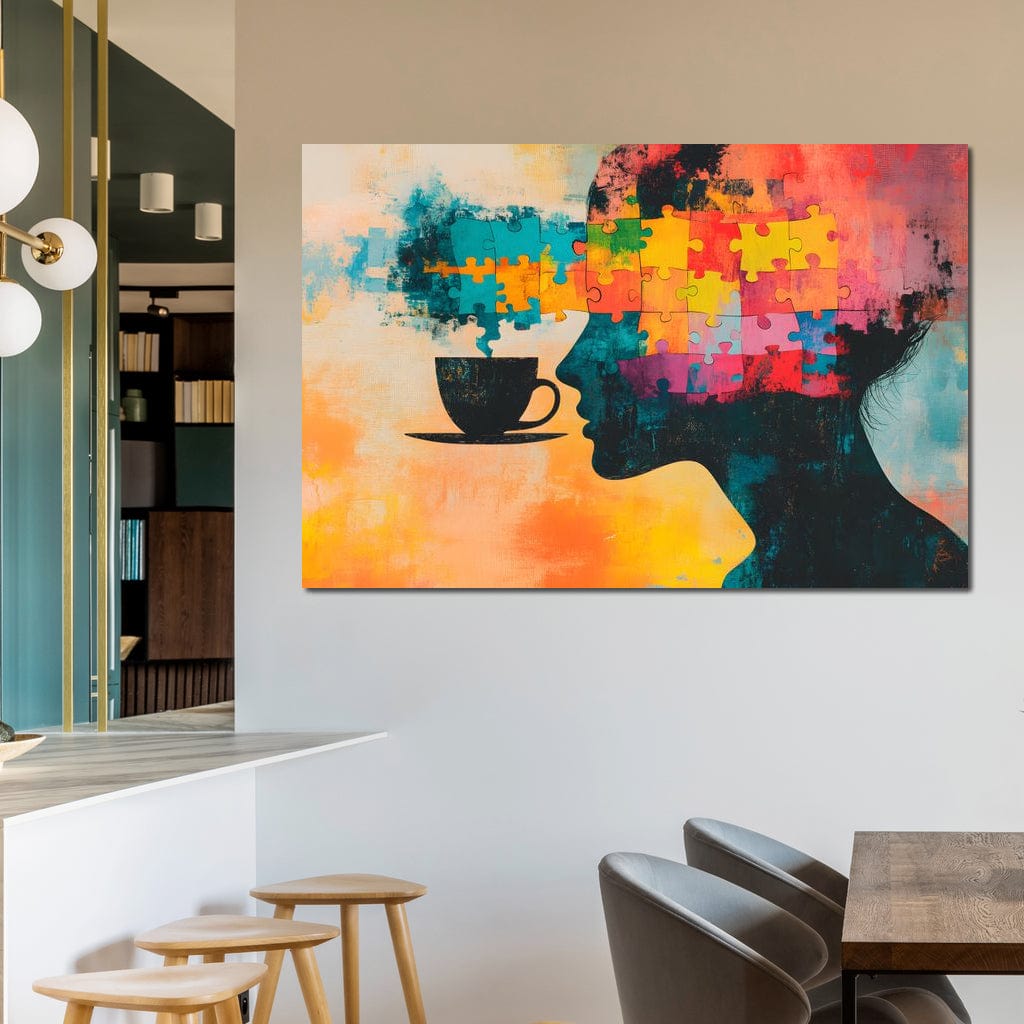 Mindful Puzzle Brewscape Canvas Wall Art