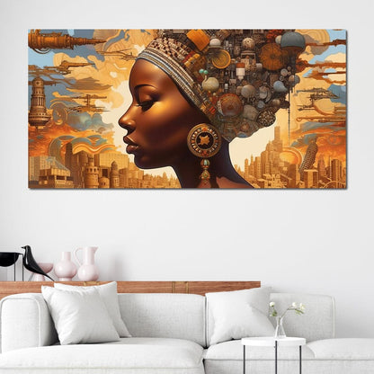African Portrait Izula Canvas Wall Art